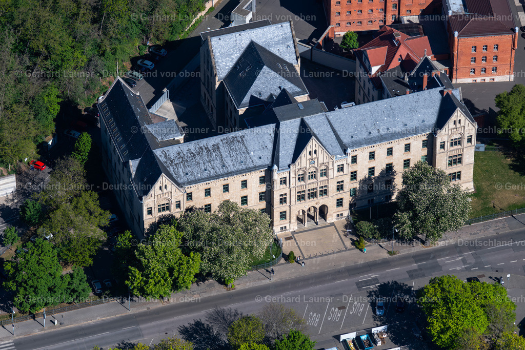 4026352 | ERFURT 07.05.2020 Gerichts- Gebäudekomplex des Landgerichtes Erfurt am Domplatz in Erfurt im Bundesland Thüringen, Deutschland. // Court- Building complex of the Landgerichtes Erfurt in Erfurt in the state Thuringia, Germany. Foto: Gerhard Launer