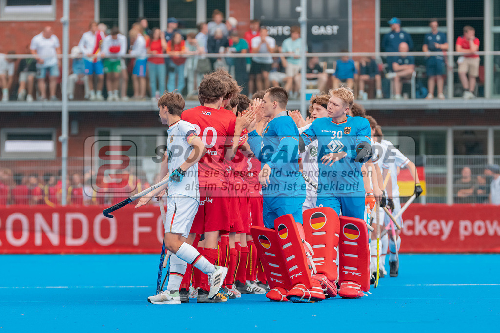 HK_20230716_102792 | Euro Hockey MU18 Boys Finale Belgium vs Germany Championship Girls &amp; Boys am 16.7.2023 CHTC , Krefeld ,