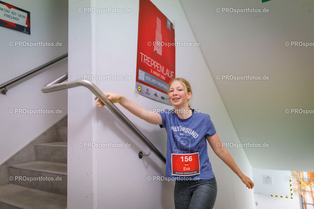 KölnTurm Treppenlauf; Köln, 03.08.2025 | Impressionen vom KölnTurm Treppenlauf am 03.08.2025 in Köln (Nordrhein-Westfalen). 