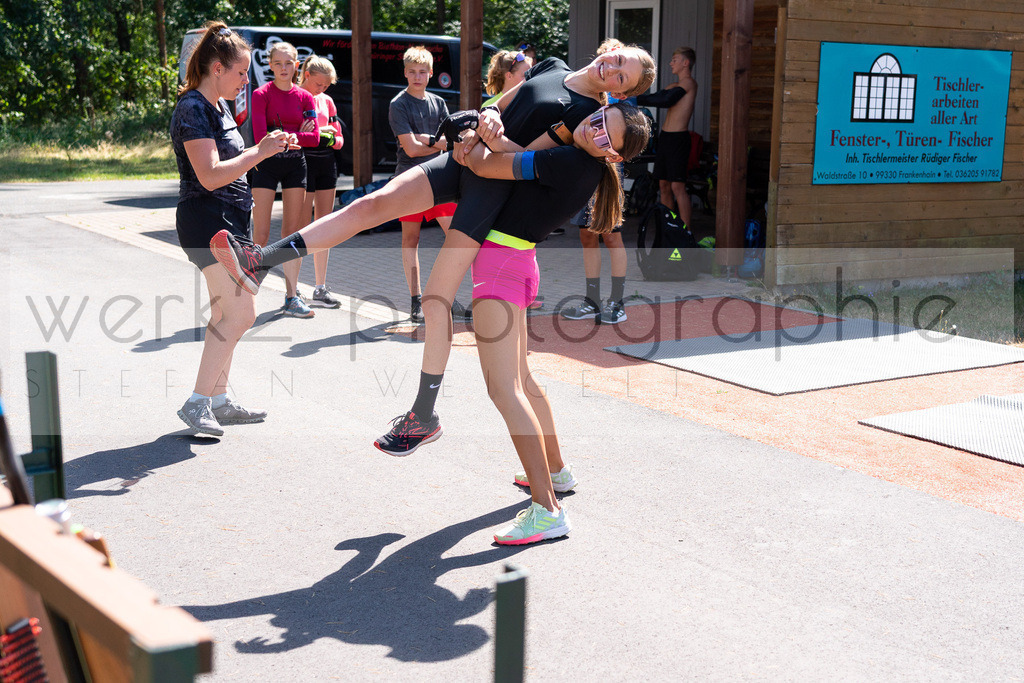 Training Frankenhain | Training Frankenhain am 11. August 2022 mit Ministerbesuch