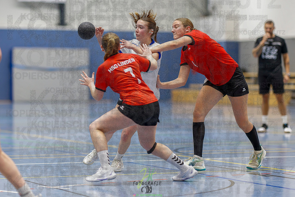 Frauen 2. Bezirksklasse; SG Rechtenbach - HSG Linden II | Frauen 2. Bezirksklasse; SG Rechtenbach - HSG Linden II am 16.11.2025 in Rechtenbach (Sporthalle Rechtenbach)Photo © 2025 - Jörg Heinrich - Realisiert mit Pictrs.com