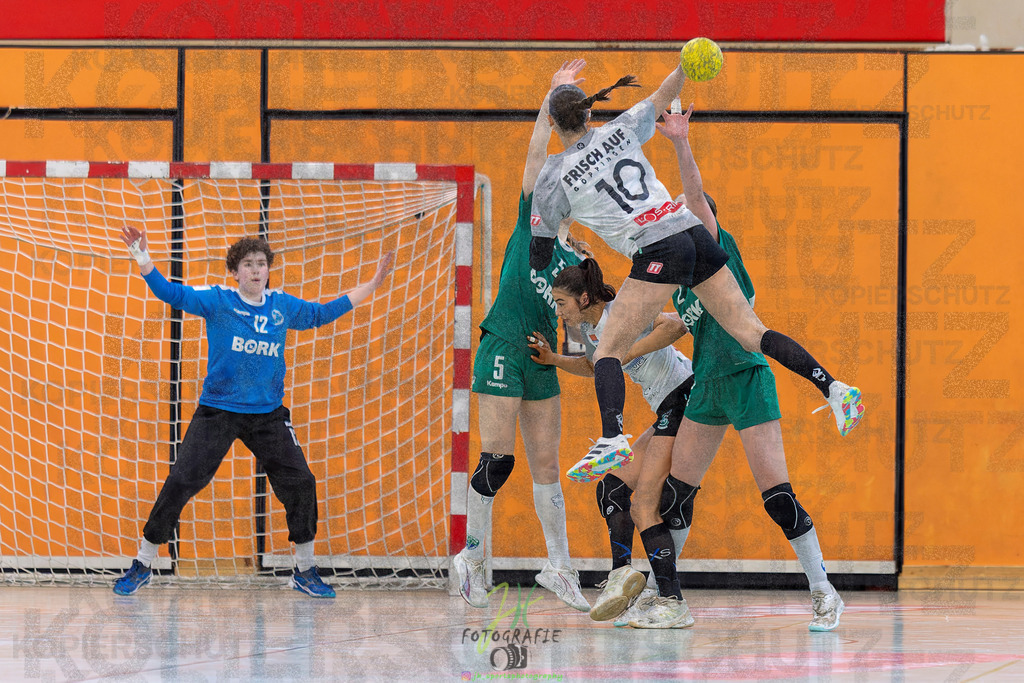 Jugendbundesliga wJA, Pokalrunde, HSG Kleenheim/Langgöns - Frisch Auf Göppingen | Jugendbundesliga wJA, Pokalrunde, HSG Kleenheim/Langgöns - Frisch Auf Göppingen am 28.02.2026 in Oberkleen (Weidig-Halle)Photo © 2026 - Jörg Heinrich - Realisiert mit Pictrs.com