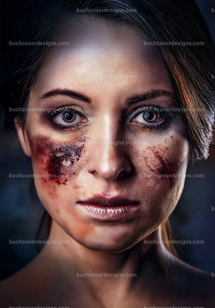 Geschlagene Frau mit Verletzungen im Gesicht (3) | Entdecken Sie kreative Buch Cover Designs für Self-Publishing-Autoren und Verlage! Unsere maßgeschneiderten Designs ziehen Leser an und bringen Ihre Geschichten visuell zum Leben. Lassen Sie uns Ihr perfektes Cover gestalten!