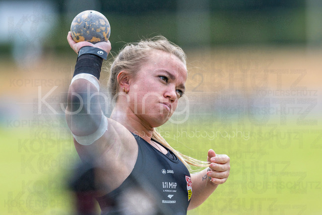 Para Heimspiel 7.0; Leverkusen, 18.07.2026 | LEVERKUSEN, GERMANY - JULY 18, 2026 : Lara Baars (NED/VfB Stuttgart 1893) competing in the shot put during the Para Heimspiel 7.0 at Fritz Jacobi Sports Complex on July 18, 2026 in Leverkusen, Germany.