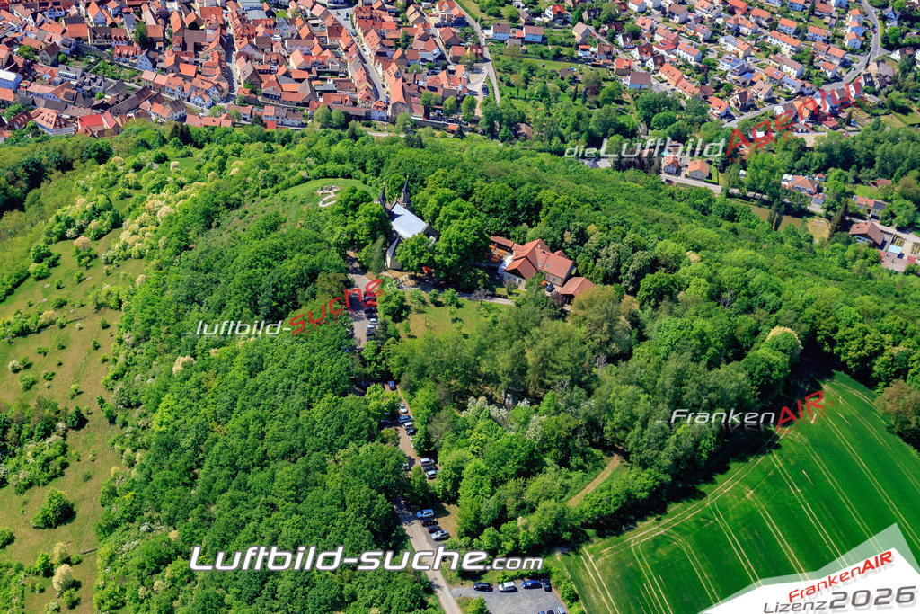 aktuelles Luftbild von  Zeil-am-main - Luftaufnahme wurde 2018 von https://frankenair.de mittels Flugzeug (keine Drohne) erstellt.