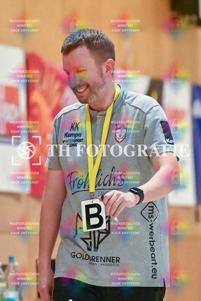 GER, SG Maulburg/Steinen - TuS Ringsheim, Handball, Landesliga Suedbaden, 22. Spieltag, Saison 2024/2025, 23.03.2025 | Gabriel Kaufmann (TuS Ringsheim, #Trainer)GER, SG Maulburg/Steinen - TuS Ringsheim, Handball, Landesliga Suedbaden, 22. Spieltag, Saison 2024/2025, 23.03.2025Foto: TH Fotografie/Thomas Hess