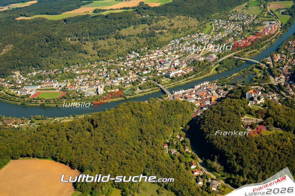 Das Luftbild zeigt :  Riedenburg - Die Luftaufnahme wurde 2023 vom UL-Flugzeug aus erstellt ( keine Drohne ) - Hochauflösende Luftaufnahme - Für grossformatige Ausdrucke geeignet. Die Geschenkidee !Mit Lizenz und Bildrechte bestellbar