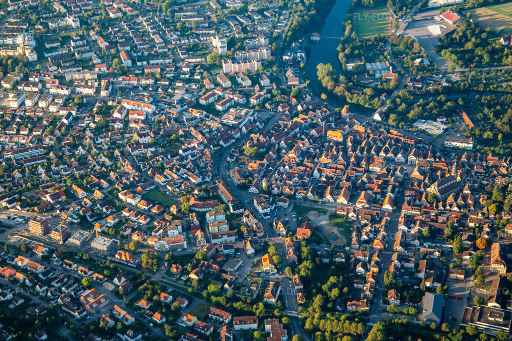 Luftbild: Franckstraße in Vaihingen an der Enz im Bundesland Baden-Württemberg in Deutschland. Foto: IMG_138467.jpg vom 16.09.2023 durch Werner Riehm/FLY-FOTO.de