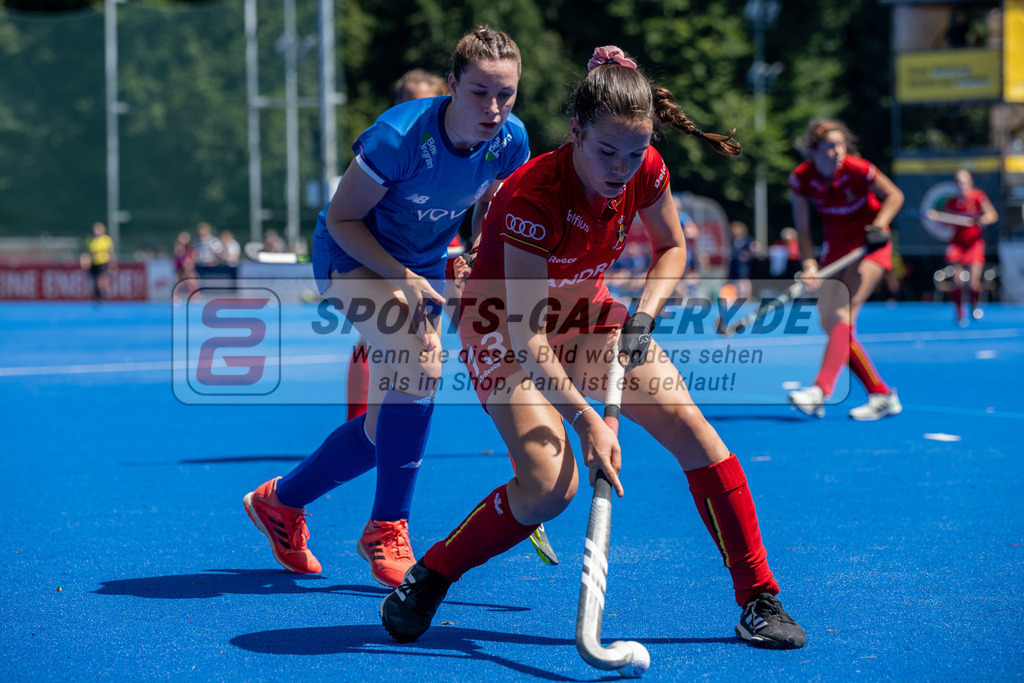 SFE_20230708_0028 | EuroHockey EM U18 Girls Belgium vs Scotland am 08.07.2023 in Krefeld (Gerd-Wellen-Hockeyanlage), Photo: Stephan Fehrmann 2023 (Sports-Gallery)