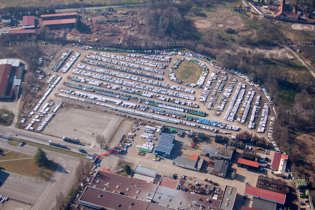 Vue aérienne: Vue de la ville à Haguenau dans le département Bas Rhin, France. Photo: IMG_62857.jpg prise le 09/03/2014 par Werner Riehm/FLY-FOTO.euRésolution de l'original: 4752 x 3168 px