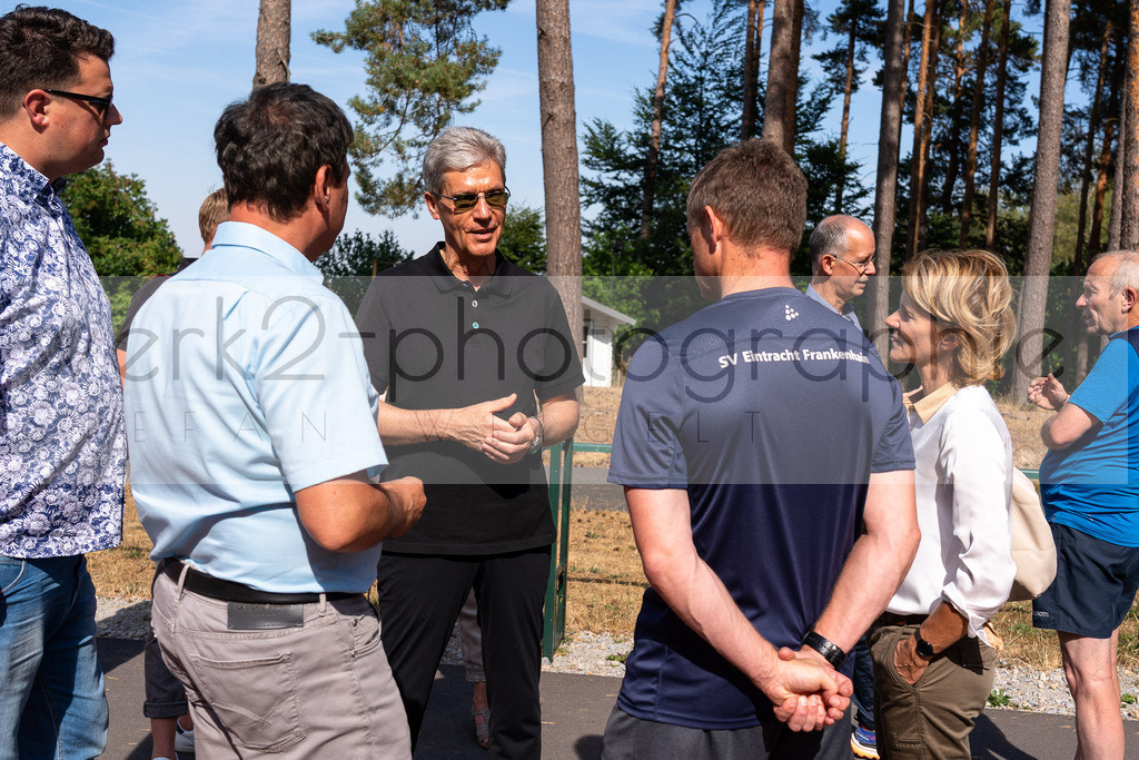 Training Frankenhain | Training Frankenhain am 11. August 2022 mit Ministerbesuch