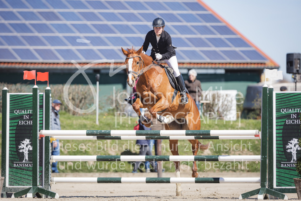 220416_3_A-Springen-316 | Frühlingsfest der Pferde
Herford
16.April 2022
03/1 Sprigprüfung mit steigenden Anforderungen Kl. A** geschlossen 0-43 RLP