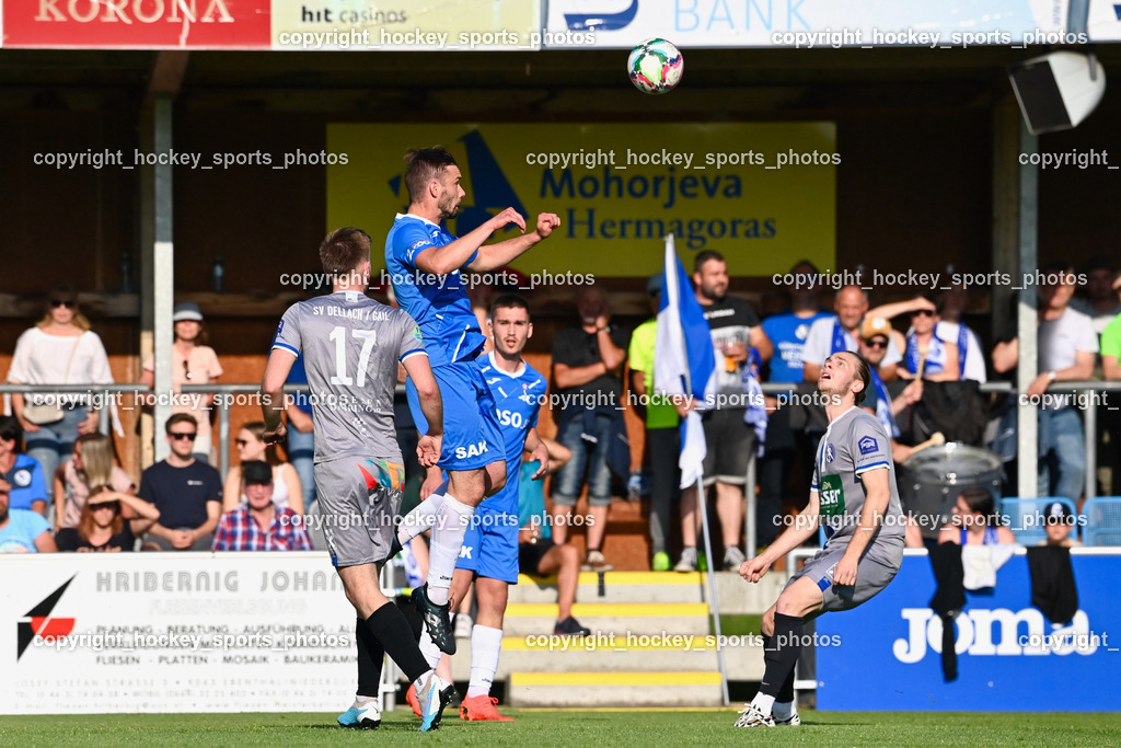 SAK vs. SV Dellach Gail 17.6.2023 | #17 Filip Skerl, #17 Patrick Lausegger, #23 Marko Mitrovic, #86 Lukas Fabian Santner