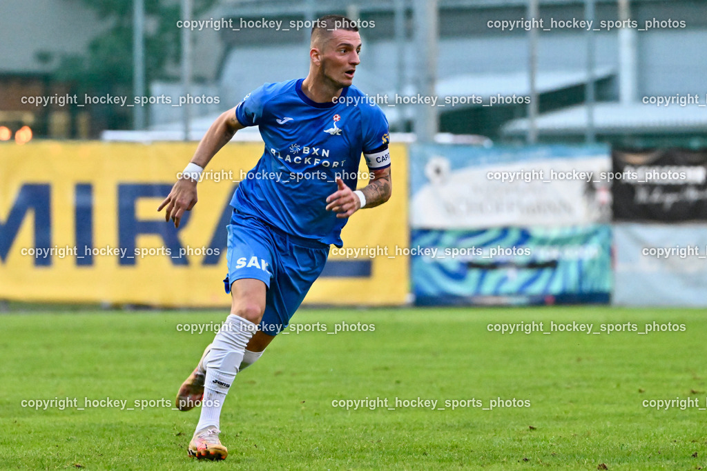 KAC 1909 vs. SAK | #24 Zoran Vukovic SAK, KAC 1909 vs. SAK, KAC 1909 vs. SAK am 06.09.2024 in Klagenfurt (Sportplatz KAC), Austria, (Photo by Bernd Stefan)
