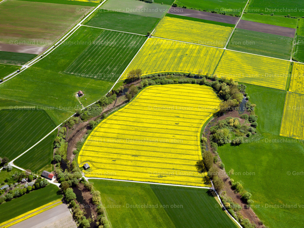 2858407 | Feldstrukturen Donau Altwasser bei Öpfingen