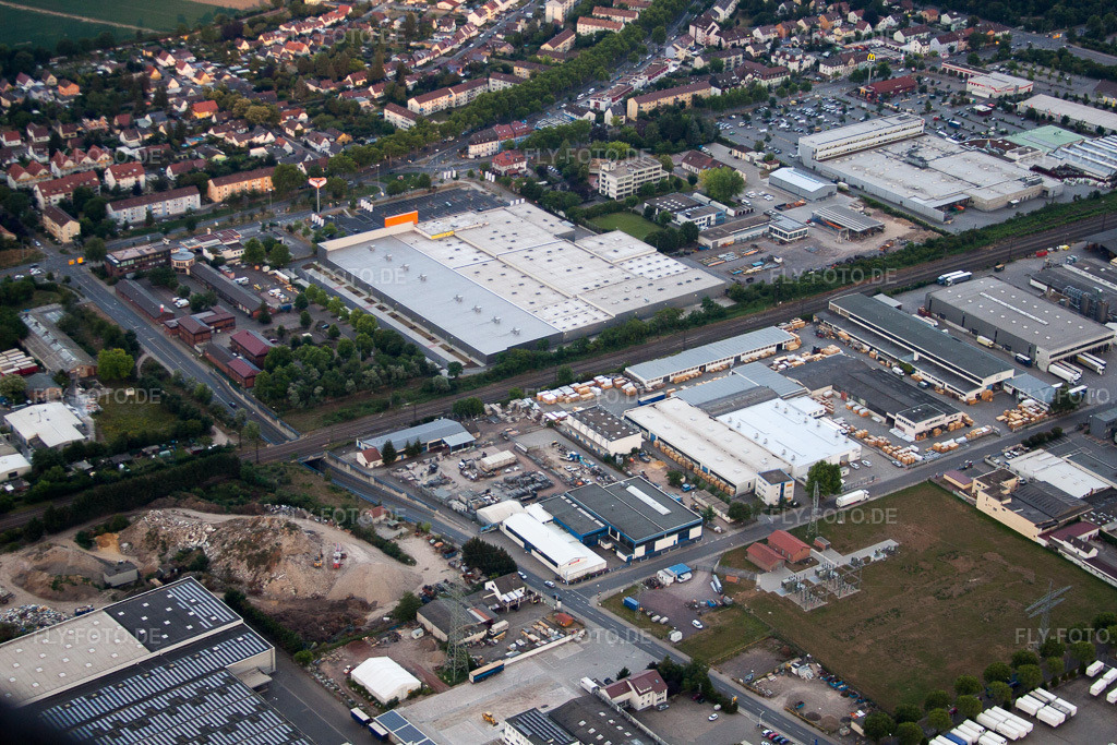 Luftbild: Ehrmann in Frankenthal im Bundesland Rheinland-Pfalz in Deutschland. Foto: IMG_69212.jpg vom 24.06.2014 durch Werner Riehm/FLY-FOTO.de