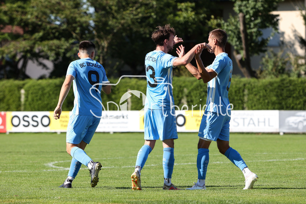 BC Aichach - SC Ried/ND | Jubel nach 4-0 durch BCA #6 Markus KURZHALS