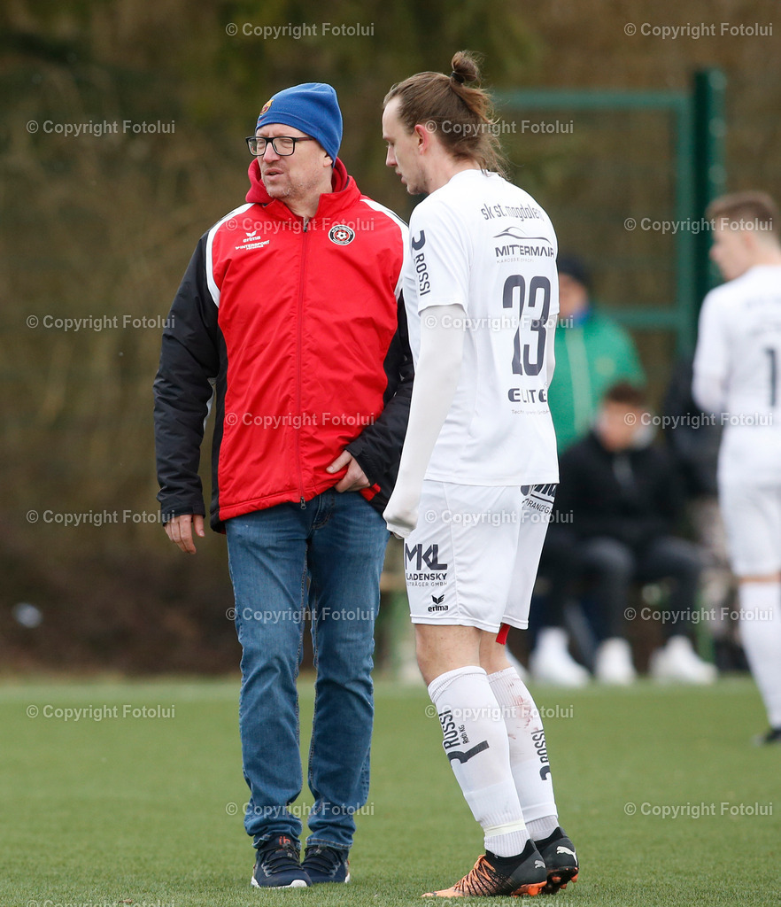 A_LUI_25022023_54 | SPORT,FUSSBALL,LL.OST ASKOE OEDT 1B-ST.AMGDALENA 25.02.2023IM BILD: TRAINER HARALD KONDERT UND MARKO CULJAK (BEIDE ST.MAGDALENA) FOTO:FOTOLUI