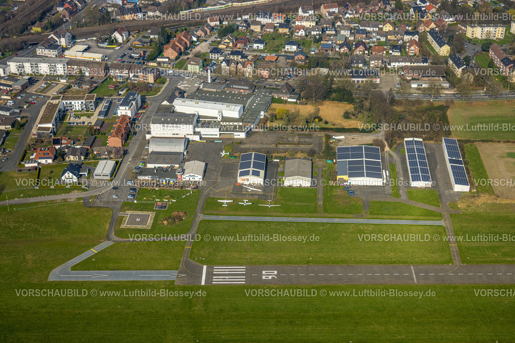 Hamm240306396 | Luftbild, Flugplatz Hamm Lippewiesen, Flugzeuge und Hallen mit Solardach, BENVENUTO Outlet, Stadtbezirk Heessen, Hamm, Ruhrgebiet, Nordrhein-Westfalen, Deutschland