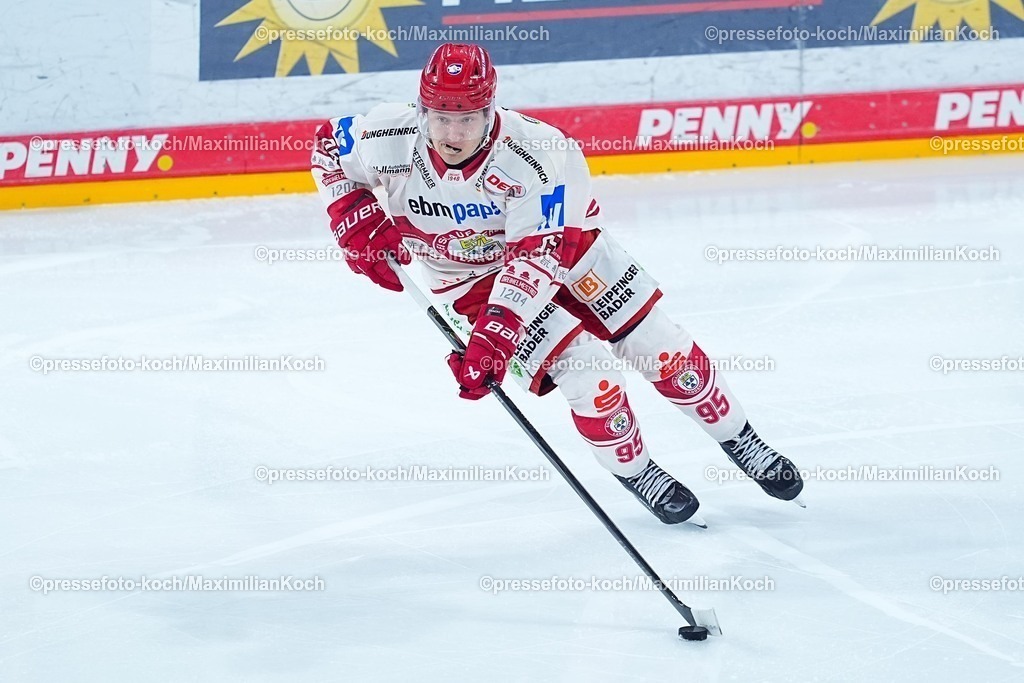 xYDRx20022601026 | 20.02.2026, xydrx, Eishockey, DEL2, Düsseldorfer EG - EV Landshut, PSD Bank Dome Düsseldorf: Tobias Schwarz (EV Landshut #95)   Photo: xYannisxDreimannxPressefotoKochx