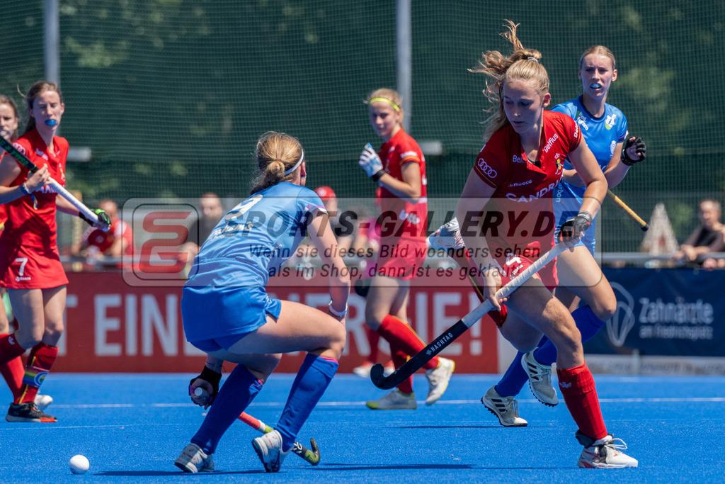 SFE_20230708_0043 | EuroHockey EM U18 Girls Belgium vs Scotland am 08.07.2023 in Krefeld (Gerd-Wellen-Hockeyanlage), Photo: Stephan Fehrmann 2023 (Sports-Gallery)