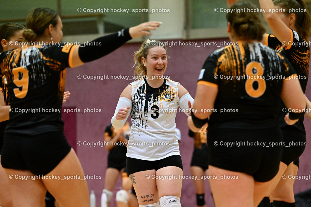 ASKÖ Volley Eagles vs. VCH Hausmannstätten 26.10.2023 | #3 BUTTAZONI Sabrina, Jubel ASKÖ Villach