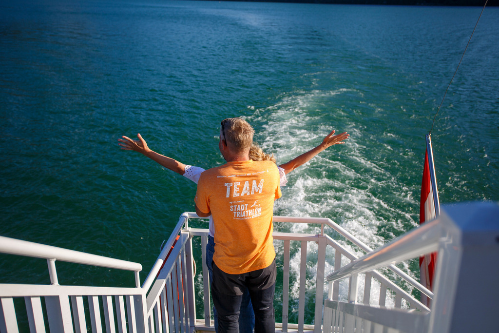 ..... | 06.09.2025, AUSTRIA, Mondsee, ALOHA TRI MONDSEE - Pastaparty , Image shows: Photo: WAPICS / Willdoner Andreas