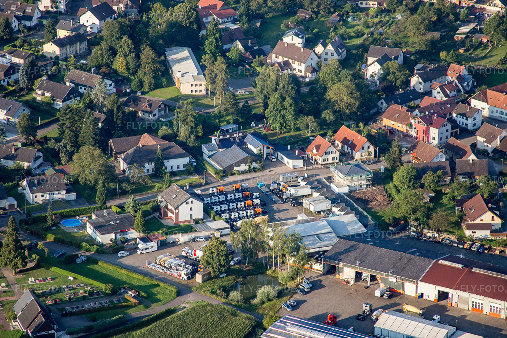 Luftbild: Bickel-tec GmbH im Ortsteil Helmlingen in Rheinau im Bundesland Baden-Württemberg in Deutschland. Foto: IMG_093127.jpg vom 16.08.2016 durch Werner Riehm/FLY-FOTO.debickel-tec.com