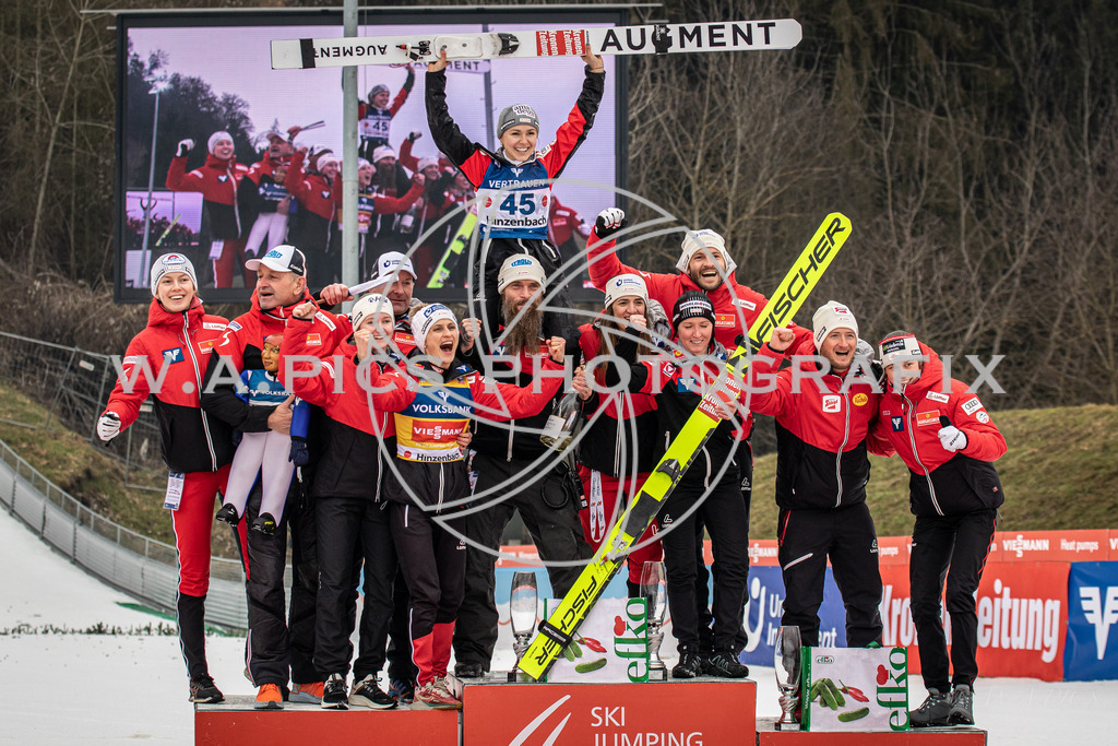Silvesterlauf Peuerbach,  | Peuerbach, AUSTRIA, Silvesterlauf Peuerbach, Image shows : Elzan Bibic (SRB) Winner.
Photo: SMP/Andreas Willdoner