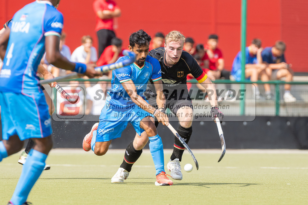 HK_20230822_103775 | 4 Nations Tournament Spiel um Platz 1 ( MU21 ) Indien - Germany am 22.8.2023 DHC Düsseldorf, Düsseldorf ,