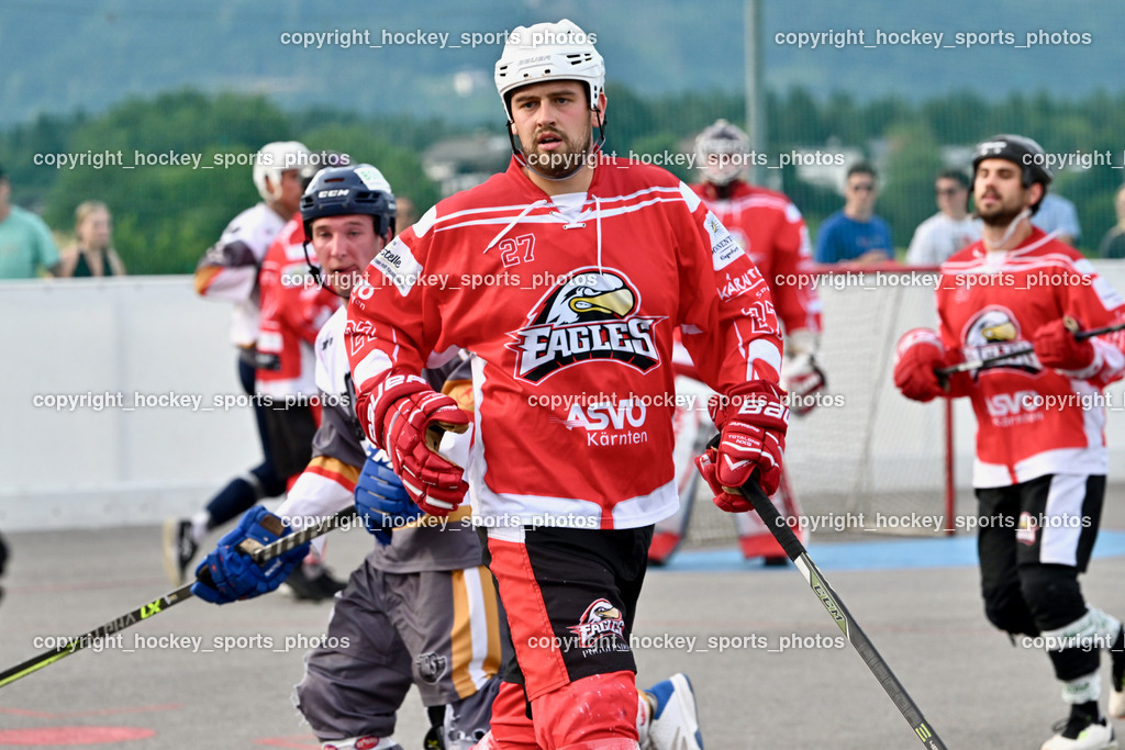 VAS Ballhockey vs. HSC Eagles Poggersdorf | #27 Goritschnig Martin, VAS Ballhockey vs. HSC Eagles Poggersdorf, VAS Ballhockey vs. HSC Eagles Poggersdorf am 14.07.2024 in Villach (Alpen Arena ), Austria, (Photo by Bernd Stefan)