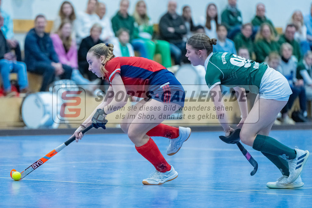 HK_20240303_109197 | Spiel um Platz 5 Deutsche Meisterschaft WU16 am 3.3.2024 Halle DHC, Düsseldorf ,