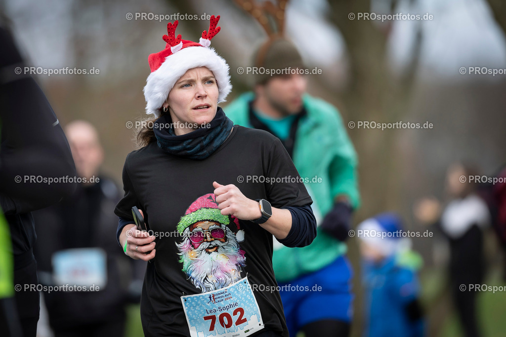 Bonner Nikolauslauf in Bonn, 08.12.2024 | Impressionen vom Bonner Nikolauslauf am 08.12.2024 in Bonn (Freizeitpark Rheinaue). Foto: BEAUTIFUL SPORTS/Axel Kohring