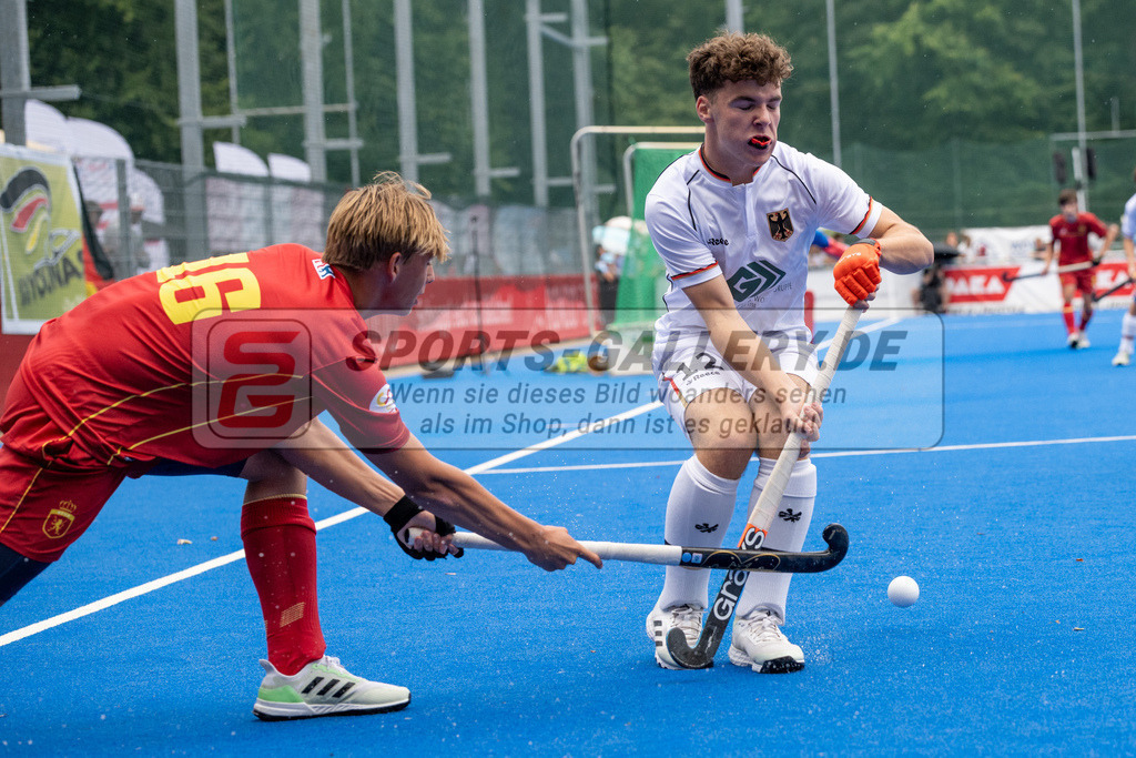 SFE_20230715_0022 | EuroHockey EM U18 SF2 Spain vs Germany am 15.07.2023 in Krefeld (Gerd-Wellen-Hockeyanlage), Photo: Stephan Fehrmann 2023 (Sports-Gallery)