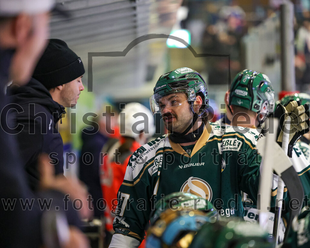 2026-01-18_135_TSV_Erding_gegen_Selber_Woelfe | Erding, Deutschland, 18.01.2026:Eishockey, Oberliga Süd 2025 / 2026, 38. Spieltag, TSV Erding gegen Selber Wölfe, Endergebnis: 2:3 n.V.Marco Pfleger (Erding Gladiators, #47)Foto: Christian Riedel / fotografie-riedel.net