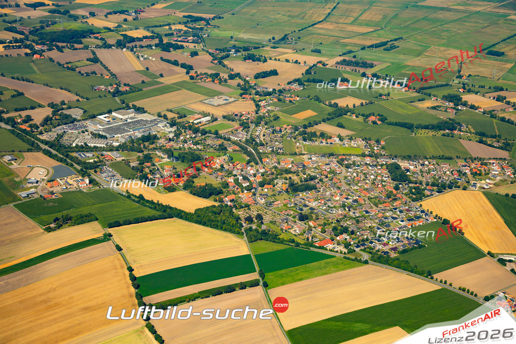 Die Luftaufnahme Dielingen - Stemwede wurde 2022 vom Flugzeug aus (keine Drohne) erstellt. Hohe Auflösung -für große Poster und Wandbilder geeignet - Garantiert!