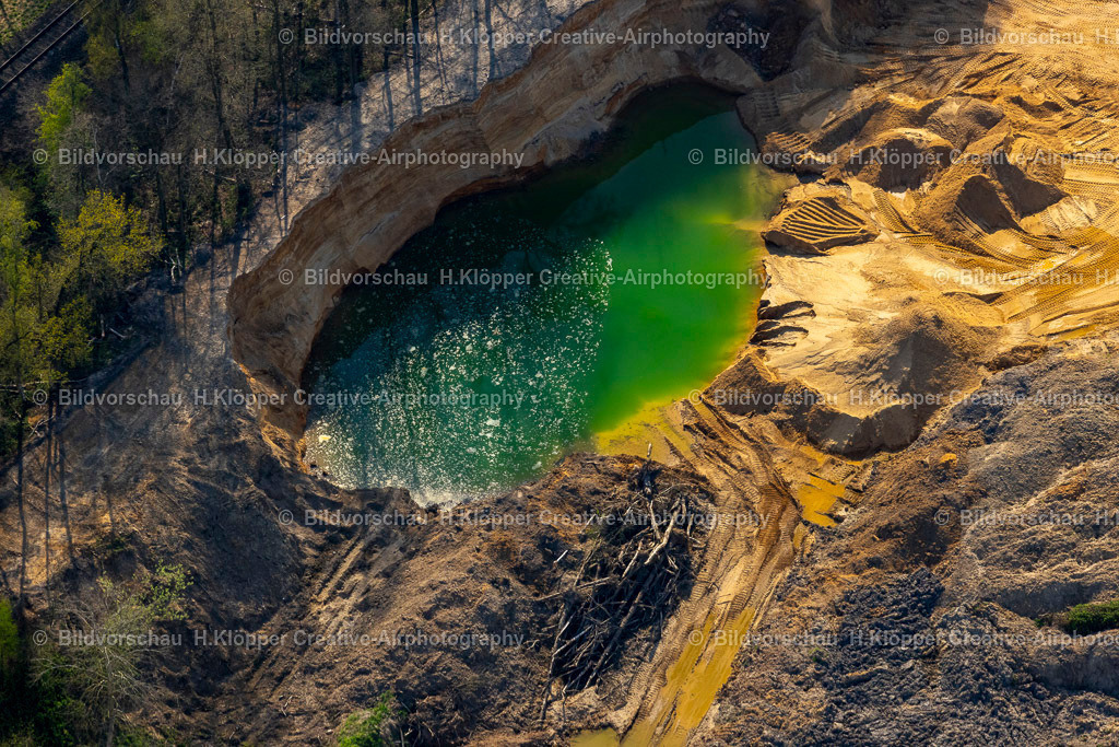 Luftbilder Wegberg-9936 | Luftbild Kies- Tagebau in Wegberg im Bundesland Nordrhein-Westfalen, Deutschland - Realisiert mit Pictrs.com