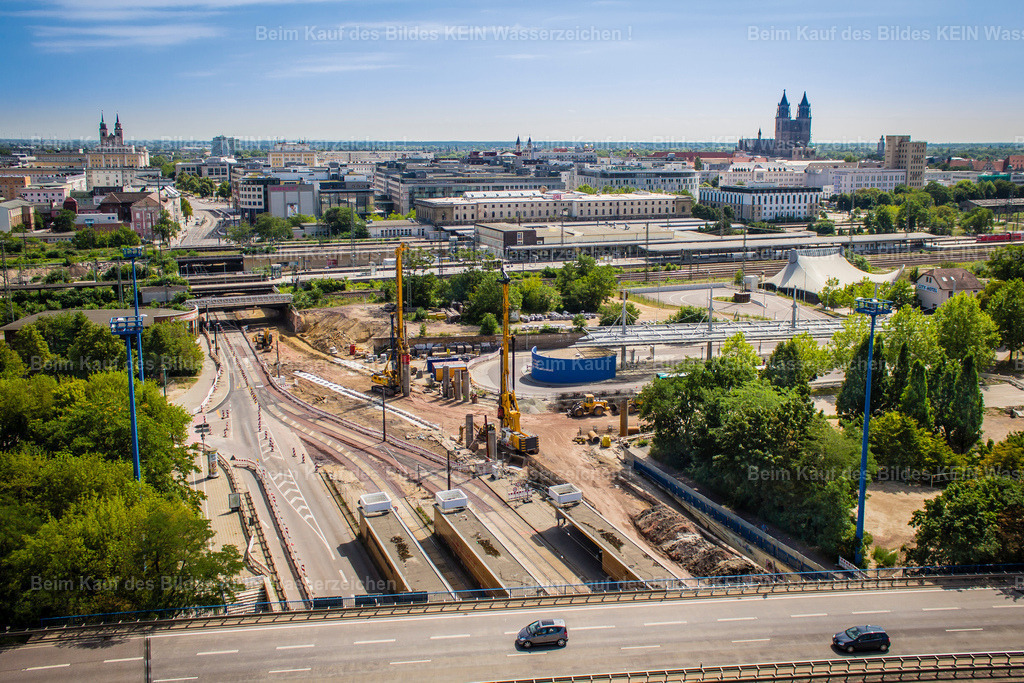 Luftbild Magdeburg City McDonald HDL Damaschke-8889 | Die Magdeburger Platte® - das sind die schönsten Luftbilder von Magdeburg & Sachsen-Anhalt auf Acryl, Leinwand oder zum Download. Das ist Luftbildfotografie & Luftbildaufnahmen mit Drohne & Flugzeug.  - Realisiert mit Pictrs.com