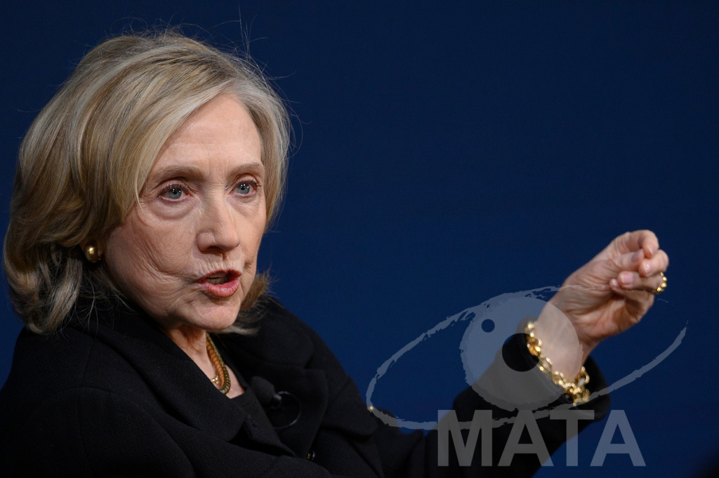 _DWI2859 | Die US-Politikerin Hillary Clinton auf der Veranstaltung Bridging Scholarship and Statecraft im Rahmen der Münchner Sicherheitskonferenz 2026. München, 13.02.2026 Bayern Deutschland  - Realisiert mit Pictrs.com