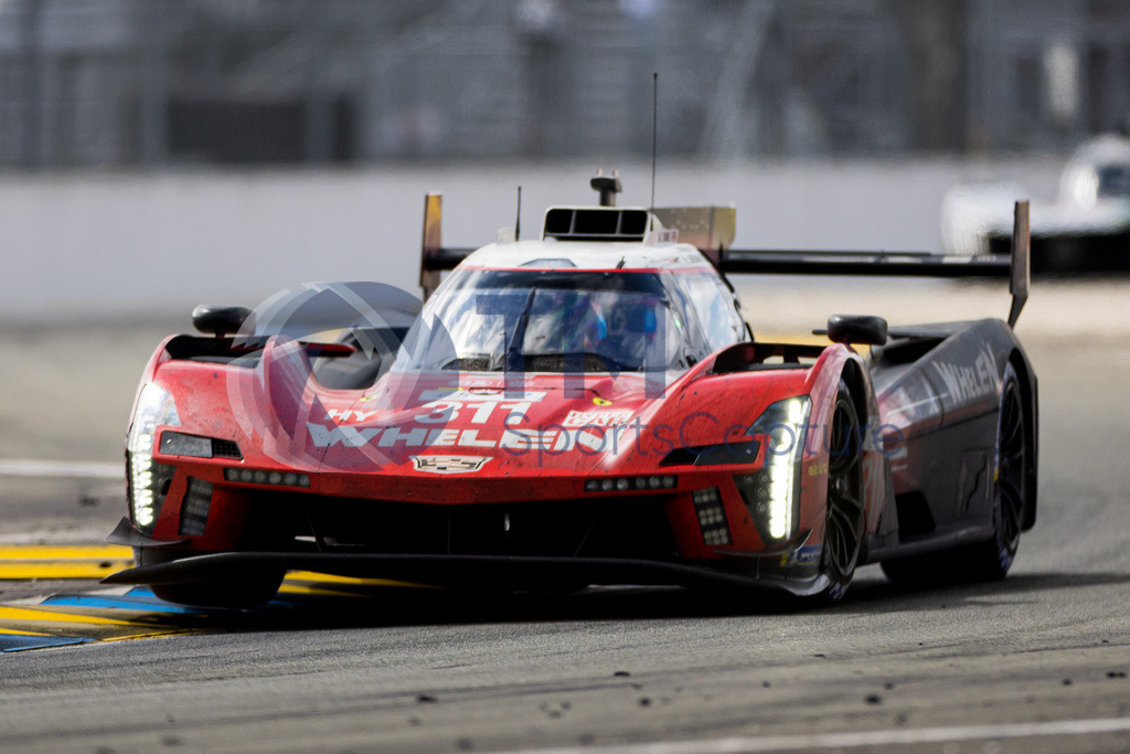 Trainproduction-20230611-0102 | LE MANS,FRANCE,11.Jun.23 - MOTORSPORTS - WEC, FIA World Endurance Championships, 24 Hours of Le Mans, Circuit de la Sarthe, race. Image shows Luis Felipe Derani (BRA), Alexander Sims (GBR) and Jack Aitken (GBR/ Action Express Racing).  Photo: Trainproduction / Matthias Trinkl