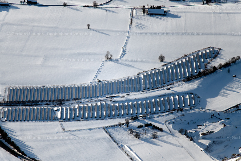 3900436 | Solaranlage nördl. von Schongau Winteraufnahme