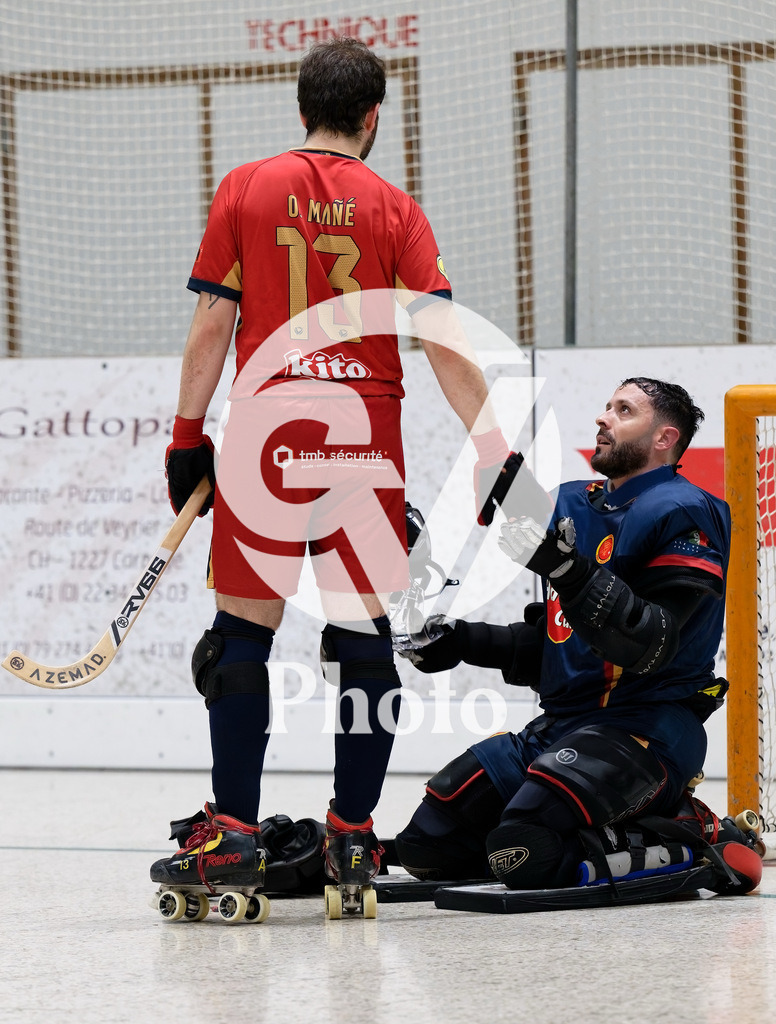 LNA  - Geneve RHC v RHC Diessbach  |  during the LNA  match between Geneve RHC and RHC Diessbach  at Centre sportif de la queue d'arve in Geneve, Switzerland