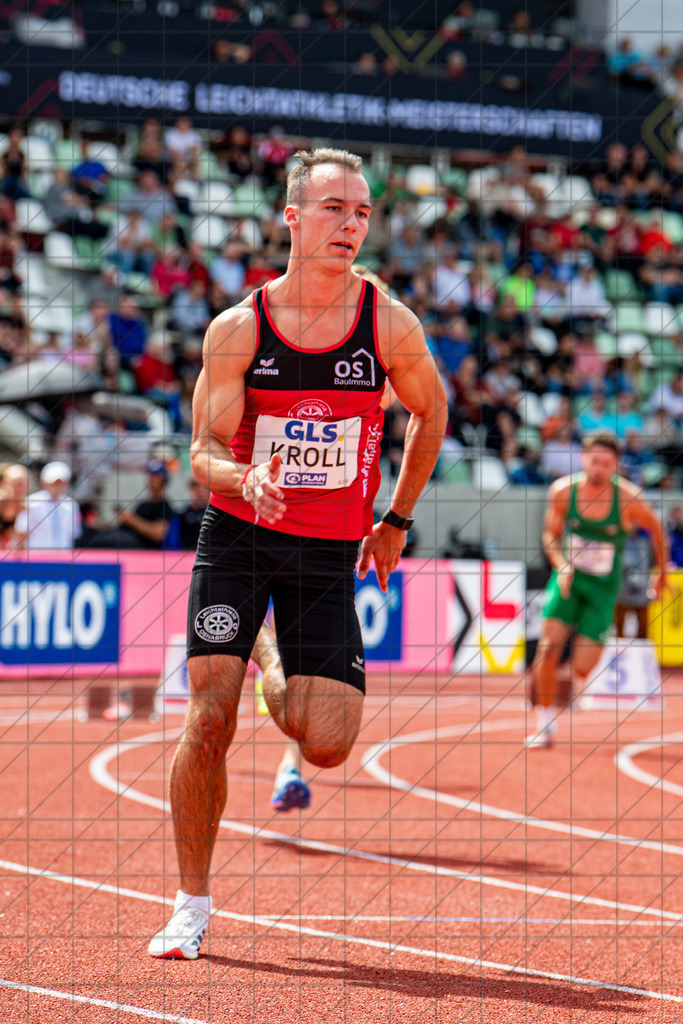 DIE FINALS 2025 | Dt. Leichtathletik Meisterschaft | Halbfinalläufe 400m Herren | Dammermann und Kroll mit unterschiedlichen Ergebnissen und Erfolgen in den Halbfinalläufen.  //  02.08.25: DIE FINALS 2025 | Dt. Leichtathletik Meisterschaft | Halbfinalläufe 400m Herren / Dresden / Deutschland  //   CREDIT:www.bullenfotos.de, Martin König, Hörner Weg 40, D-49078 Osnabrück, +4917663732967 // Nutzung und Weitergabe nur zu den vereinbarten Zwecken. Presseanfragen an Ersteller. Alle Rechte beim Ersteller. Honorierung nach MFM. - Realisiert mit Pictrs.com