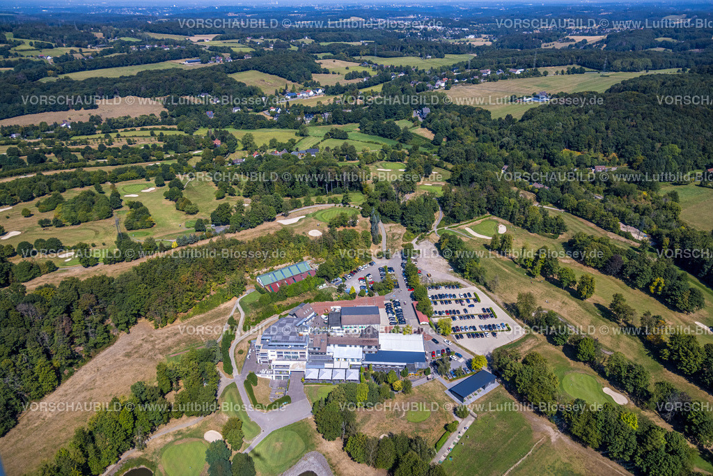 Sprockhoevel220808360 | Luftbild, Golfhotel Vesper, Golfclub Felderbach Sprockhövel, Gennebreck, Sprockhövel, Ruhrgebiet, Nordrhein-Westfalen, Deutschland