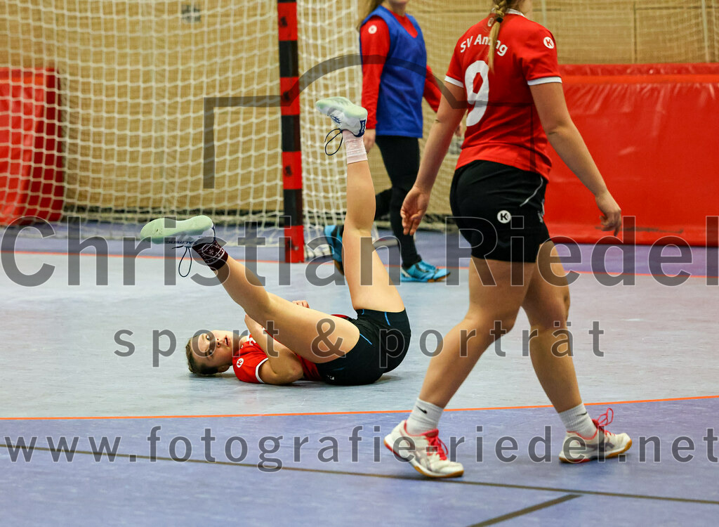 2022-12-04_070_SV_Anzing_gegen_TSV_Uebersee | Anzing, Deutschland, 04.12.2022:
Handball, Bezirksliga 2022 / 2023, 8. Spieltag, SV Anzing gegen TSV Übersee, Endergebnis: 29:24

Elena Holzmann (SV Anzing, #14), Luisa Höger (SV Anzing, #9)

Foto: Christian Riedel / fotografie-riedel.net