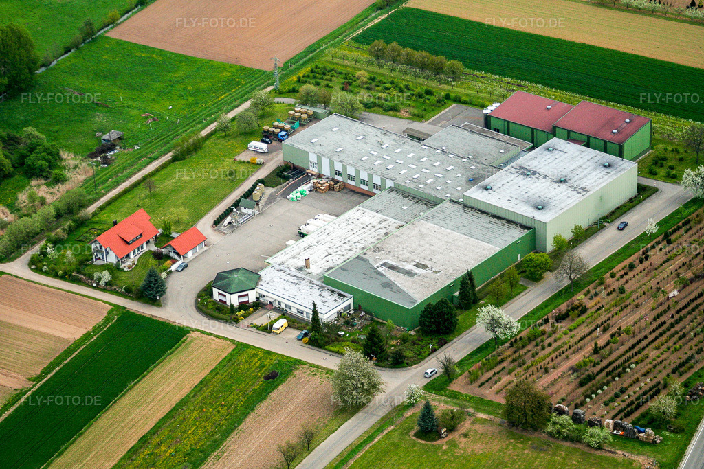 Luftbild: zw. Kapellen Drusweiler u. Oberhausen im Ortsteil Drusweiler in Kapellen-Drusweiler im Bundesland Rheinland-Pfalz in Deutschland. Foto: IMG_1749.jpg vom 01.05.2006 durch Werner Riehm/FLY-FOTO.de