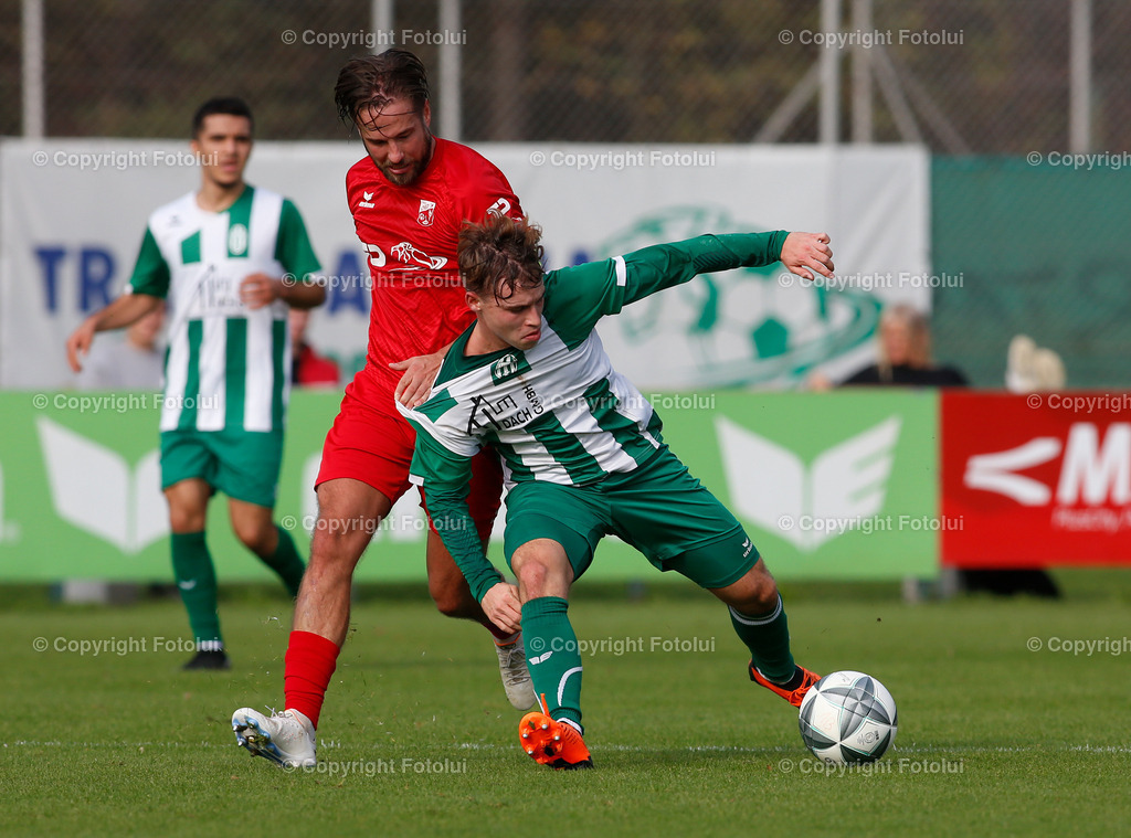 A_LUI_191024_17 | SPORT FUSSBALL LL OST ASKOE OEDT1B-ASKOE SCHWERTBERG IM BILD: SIMON ABRAHAM (OEDT) UND MARCO ABERL (SCHWERTBERG) FOTO: FOTOLUI