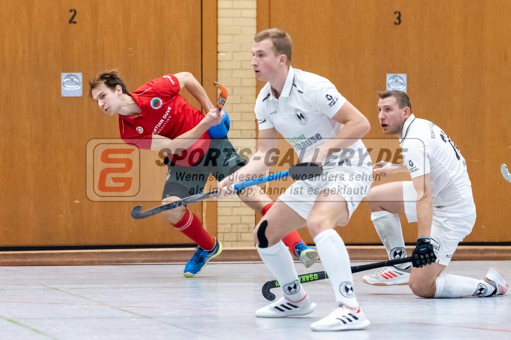 SFE_20230115_0062 | 1. Bundesliga Hockey Herren Schwarz-Weiss Neuss - Crefelder HTC am 15.01.2023 in  (Sporthalle Jahnerstrasse), Photo: Stephan Fehrmann 2022 (Sports-Gallery)