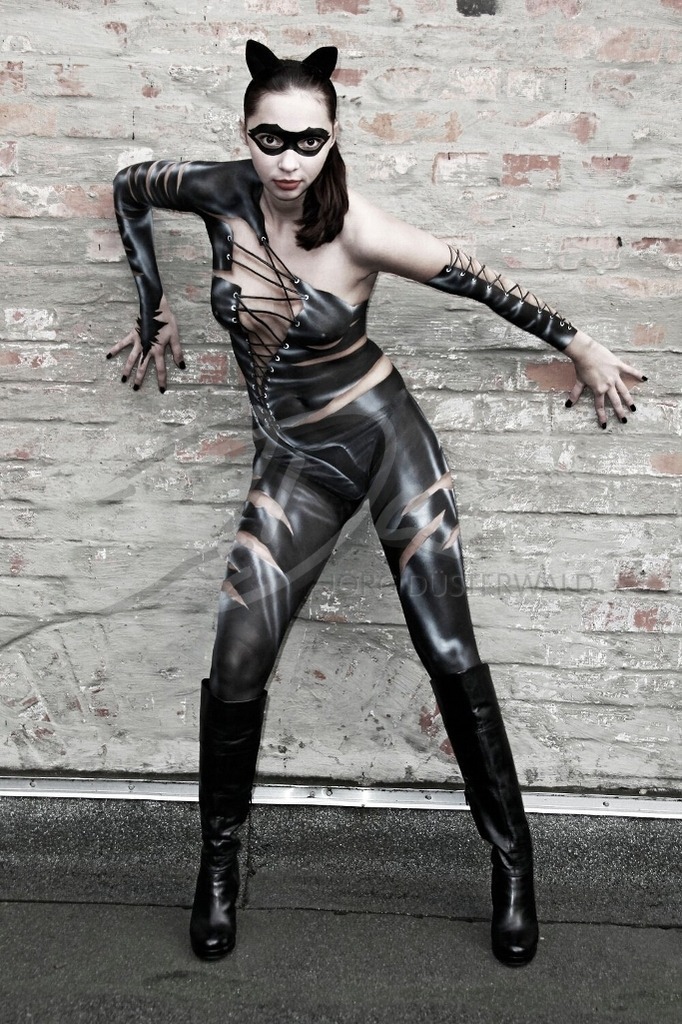 Bodypainting-CATWOMAN_1247 | #006 | Modell: Elena | Foto: Tschiponnique Skupin - Realisiert mit Pictrs.com