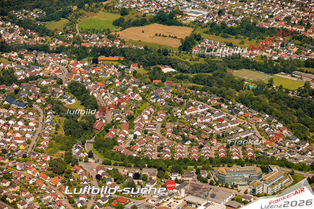Das Luftbild zeigt : Unterbettringen Schwäbisch Gmünd - Die Luftaufnahme wurde 2024 vom UL-Flugzeug aus erstellt ( keine Drohne ) - Hochauflösende Luftaufnahme - Für grossformatige Ausdrucke geeignet. Die Geschenkidee !Mit Lizenz und Bildrechte bestellbar